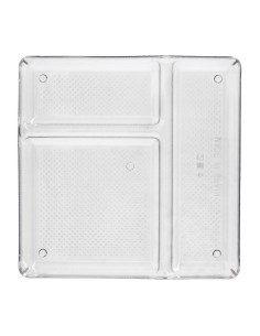 Organizador de Plastico Para Cajones "System Nº1" 23x23x5 cm. 2