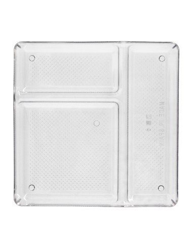Organizador de Plastico Para Cajones "System Nº1" 23x23x5 cm.