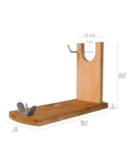 Jamonero / Soporte Jamonero De Banqueta Realizado En Madera