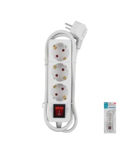 Regleta / Base Multiple 3 Tomas Con Toma De Tierra Con Interruptor 2