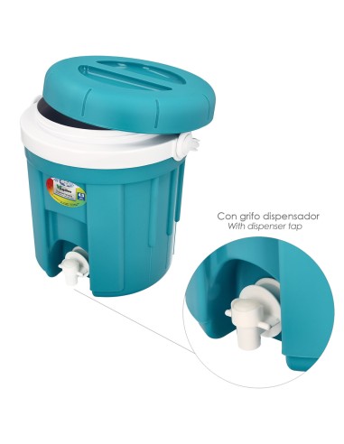 Bidon Isotermico Con Grifo Dispensador Capacidad 4,5 litros.