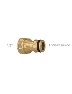 Adaptador Manguera Laton 1/2" Hembra, Adaptador Grifo, Conector Grifo A Conector Rapido 2