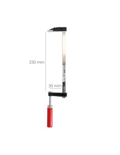 Sargento / Torniquete Mango Madera 250x 50 mm. Clips Para Madera, Sargento Carpinteria, Abrazaderas Carpinteria, Prensa Madera. 2