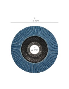 Disco Laminas Lija Circonio 115x22 mm. Grano 80 2