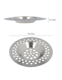 Filtro Cestillo Para Lavabo / Fregadero Inoxidable 8 cm. 2
