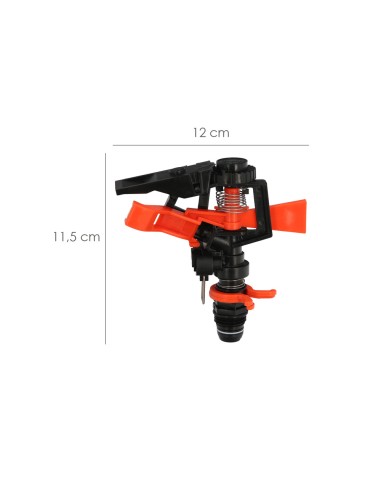 Aspersor Riego Regulable Sectorial Plastico Toma 1/2" Fabricado En plastico, Riego De Jardines / Cesped