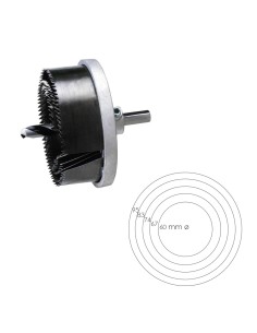 Juego Sierras Campana 30 mm. Ø 60/95 mm. 5 Piezas 2