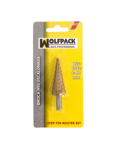 Broca Escalonada Hss Ø 4 a 20 mm.