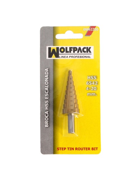 Broca Escalonada Hss Ø 4 a 20 mm.
