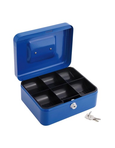 Caja Caudales Wolfpack Pintada Nº 2 200x155 mm. Con Bandeja Interior