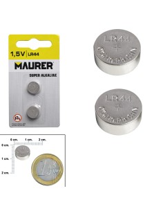 Pila Boton Alcalina LR44 (2 piezas) 2