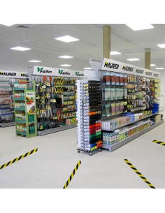 Cinta Señalizacion Adhesiva Suelo, Bicolor Amarilla Y Negra, 33 mt x 50 mm. 2