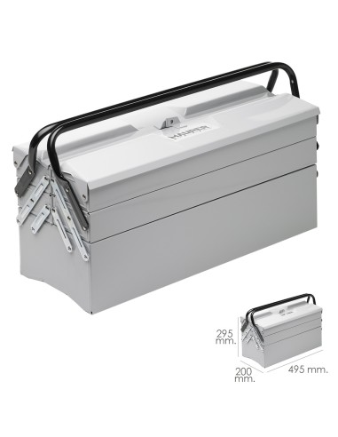 Caja Metalica Para Herramientas Maurer 495x200x295 mm.