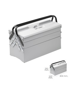Caja Metalica Para Herramientas Maurer 404x200x295 mm. 2