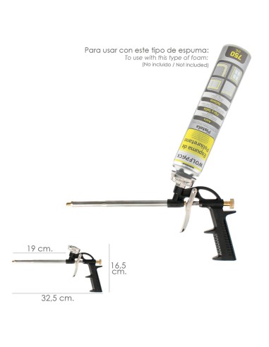 Pistola Aplicadora Espuma Poliuretano Regulable