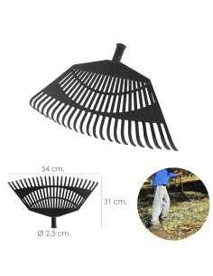 Rastrillo Plastico Trapezoidal Color Negro 32 Dientes 2