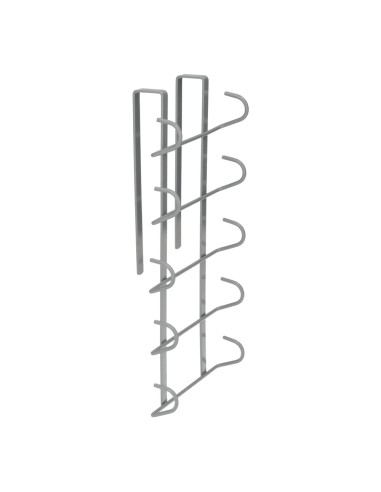 Colgador Tazas, Soporte Cocina Bajo Mueble, Acero Cuelgatazas para 10 tazas