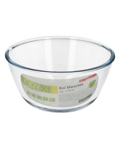 Bol De Cristal, Ideal Para Mezclas. 2.0 Litros. Libre BPA, Cristal De Borosilicato.Ensaladas, Postres, Cocina, Resposteria 2