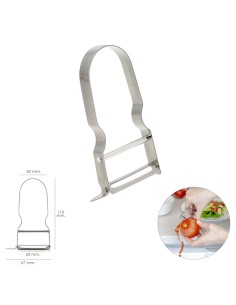 Pelador de Tomates Acero Inoxidable 6,7 x 11cm. 2