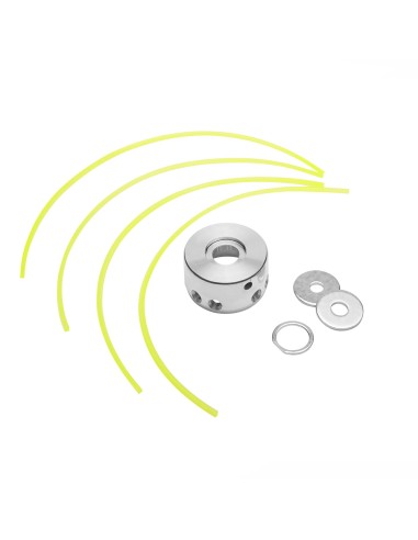 Cabezal Desbrozador Universal Realizado en Aluminio Salida 8 Hilos