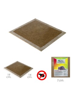 Trampa Ratones Adhesiva 19x14 cm. 2 unidades 2