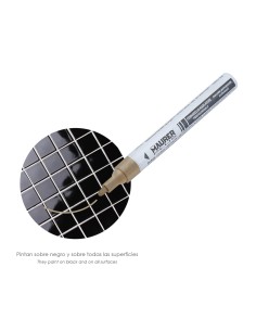 Rotulador Marcador Obra Profesional Pintura Permanente Oro 2