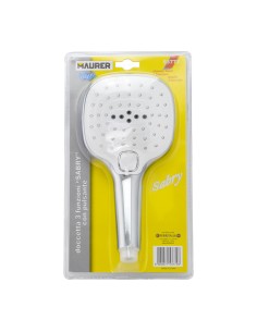 Maneral Ducha 3 Funciones Con Pulsador Ø 12 cm. 2