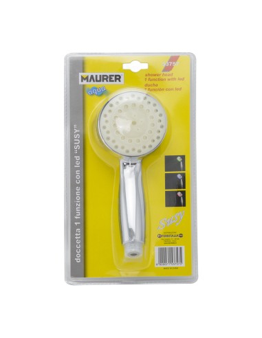 Maneral Ducha Led Indicador Temperatura Ø 11 cm.