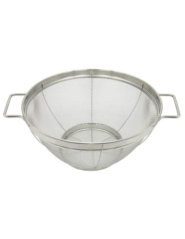 Escurridor Malla Acero Inoxidable Con Asas Ø 22 cm.