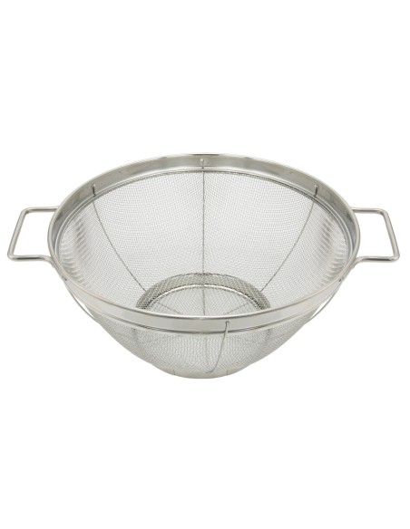 Escurridor Malla Acero Inoxidable Con Asas Ø 22 cm.