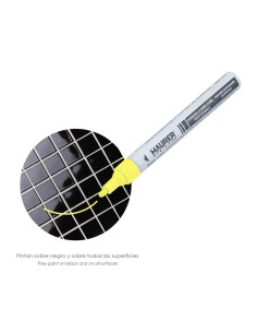 Rotulador Marcador Obra Profesional Pintura Permanente Amarillo 2