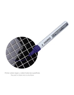 Rotulador Marcador Obra Profesional Pintura Permanente Azul Oscuro 2