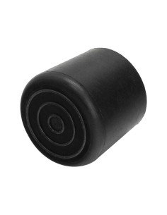 Taco Goma Andador Negro Ø 22mm Con Arandela Interior Bolsa 50 Unidades 2