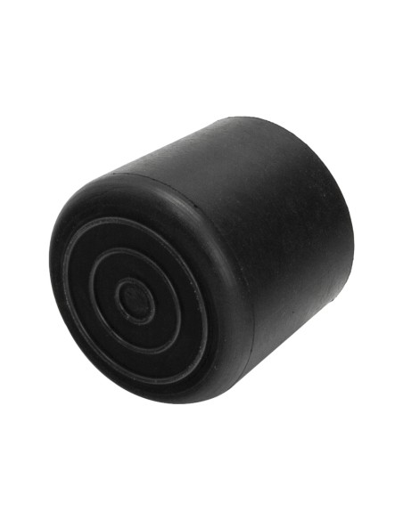 Taco Goma Andador Negro Ø 22mm Con Arandela Interior Bolsa 50 Unidades