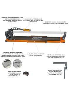 Corta Azulejos Wolfpack Profesional 800 mm. 2
