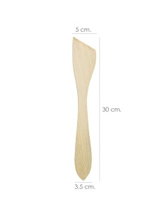 Espatula Sarten Cocina Madera Oryx 30 cm. 2