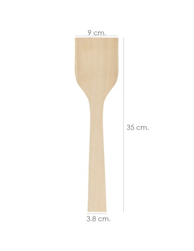 Pala Cocina Madera Hamburguesas Oryx 35 cm.