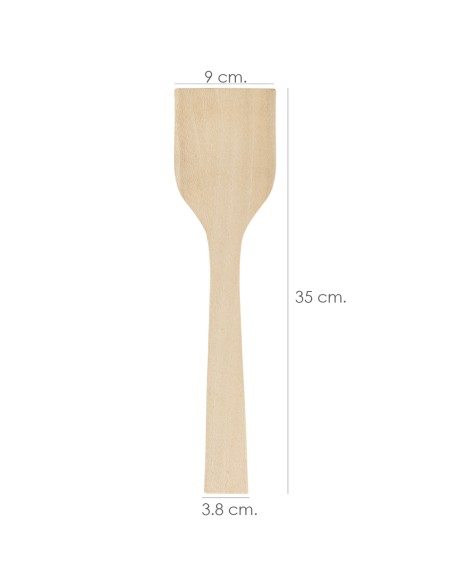 Pala Cocina Madera Hamburguesas Oryx 35 cm.