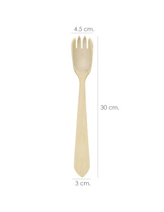 Tenedor Aleman Cocina Madera Oryx 30 cm. 2