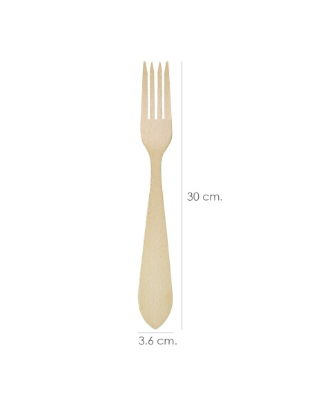 Tenedor Cocina Madera Oryx 30 cm.