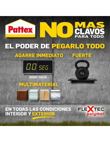 Nural Pattex No Mas Clavos Para Todo (Tubo 142gr)