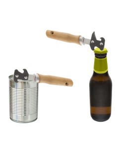 Abrelatas Con Mango Madera 170 mm. 2