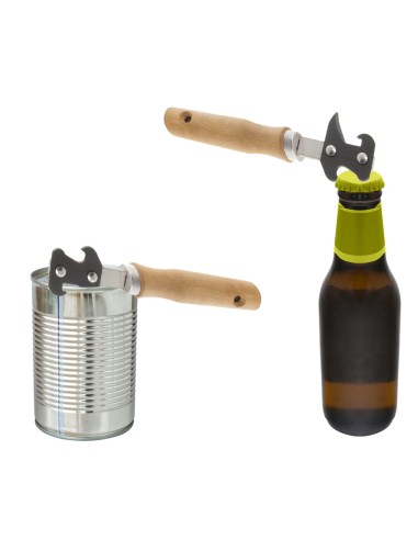 Abrelatas Con Mango Madera 170 mm.