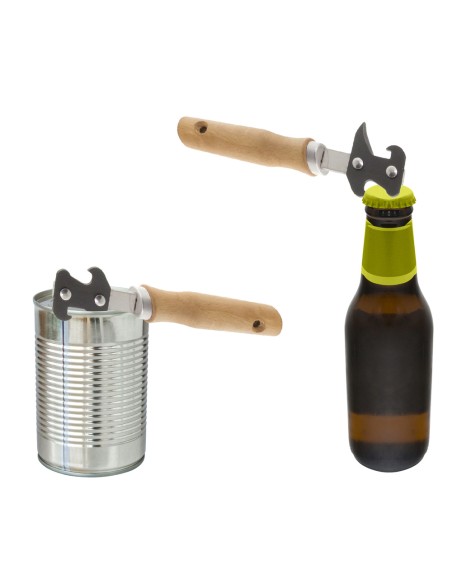 Abrelatas Con Mango Madera 170 mm.