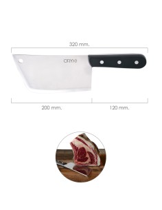 Piqueta Grenoble Hoja Acero Inoxidable 20 cm. Negro 2