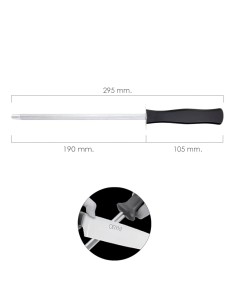 Chaira Afiladora Grenoble 19 cm. Negro 2