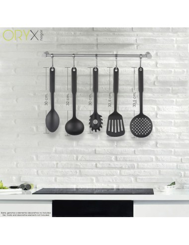 Cucharon Servir Cocina Nylon Basic 32 x 9.5 cm.