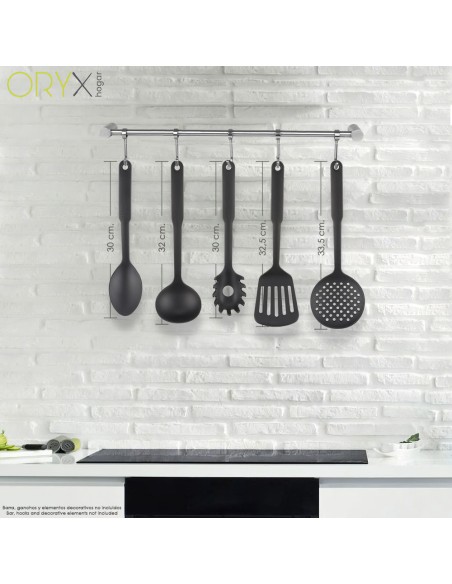 Cucharon Servir Cocina Nylon Basic 32 x 9.5 cm.