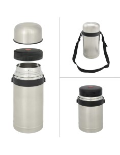 Termo Solidos y Liquidos Acero Inoxidable Antigoteo 750 Ml. 2