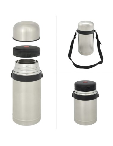 Termo Solidos y Liquidos Acero Inoxidable Antigoteo 750 Ml.